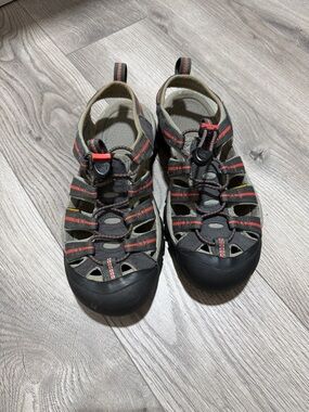 Keen Gray and Black Outdoor Sandals